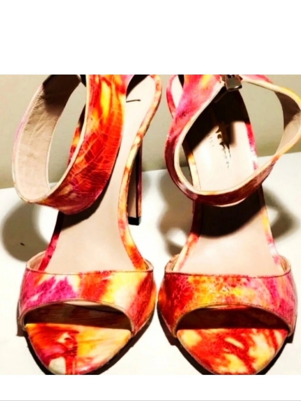 NEW Joaquim Ferrer Handmade Leather Stilettos Sandals Euro 40/10US